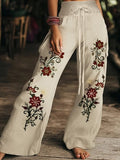 Pantalón Casual con Estampado Floral