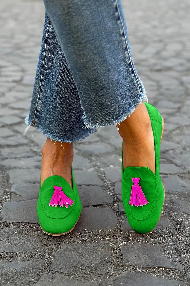 Mandy | Mocasines con Borlas