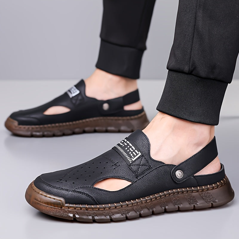 Marino - Sandalias Ortopédicas de Piel | Edición Premium
