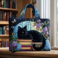 Bolso Artesanal | El Gato Negro y los Libros