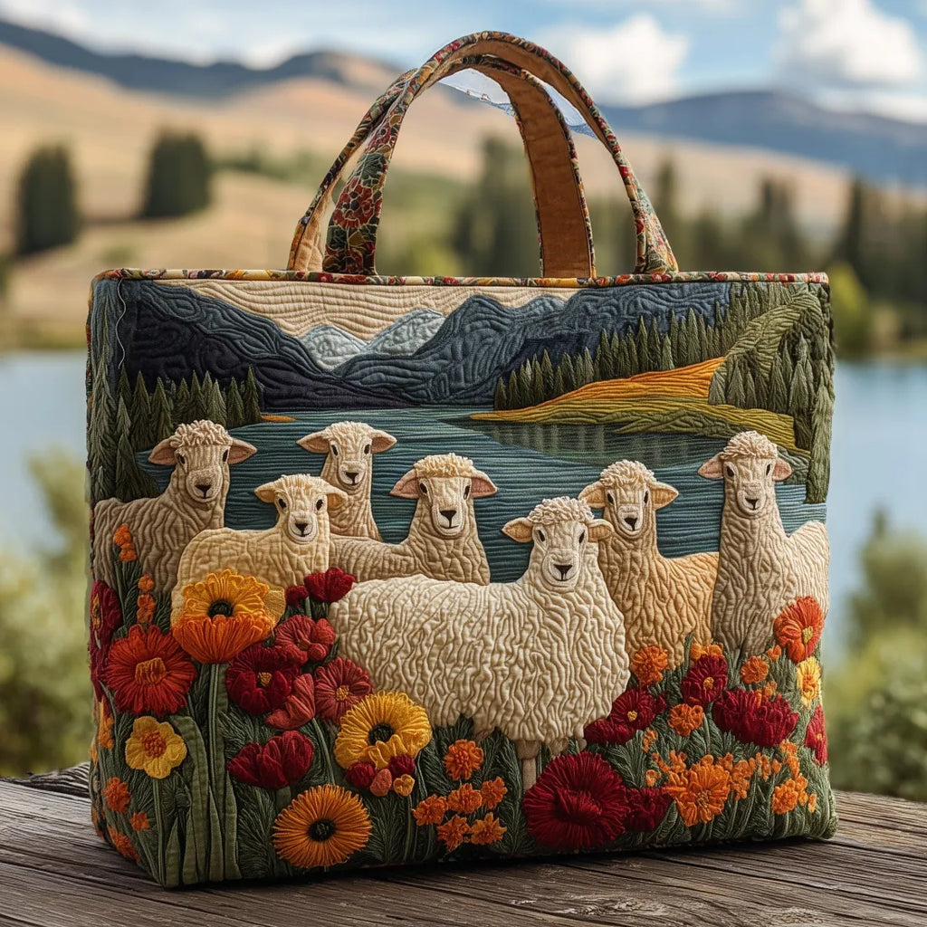 Bolso Artesanal | Oveja junto al Lago