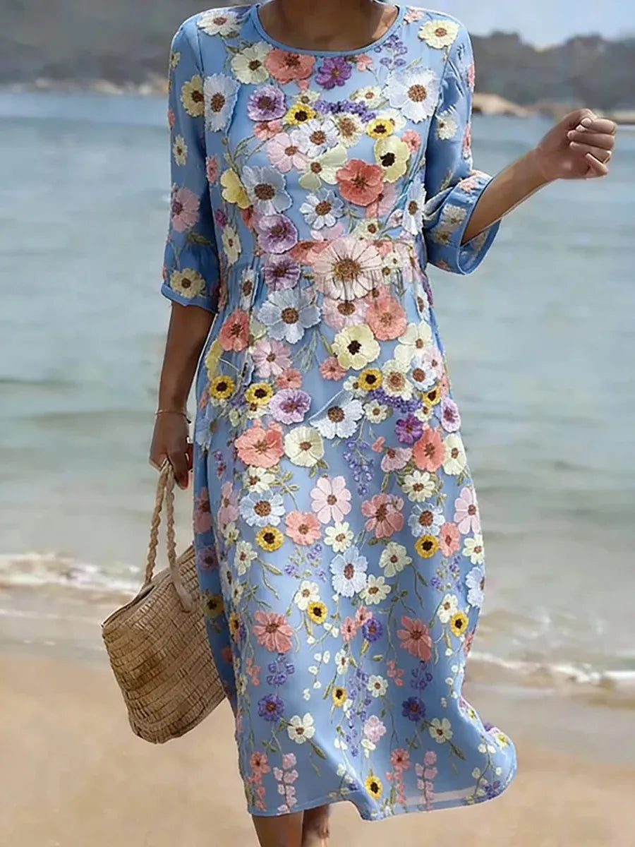 Brooke | Vestido Floral Elegante