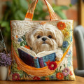 Bolso Artesanal | Shih Tzu y Libros