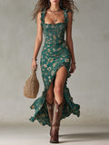 Mayfair | Vestido Midi Boho Retro Elegante