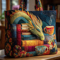 Bolso Artesanal | El Dragón y los Libros Antiguos