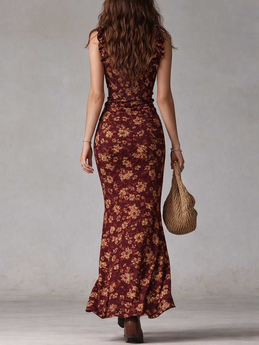 Mayfair | Vestido Midi Boho Retro Elegante