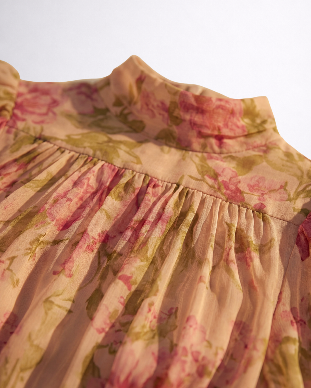 Rosario | Vestido Largo Floral de Chiffon