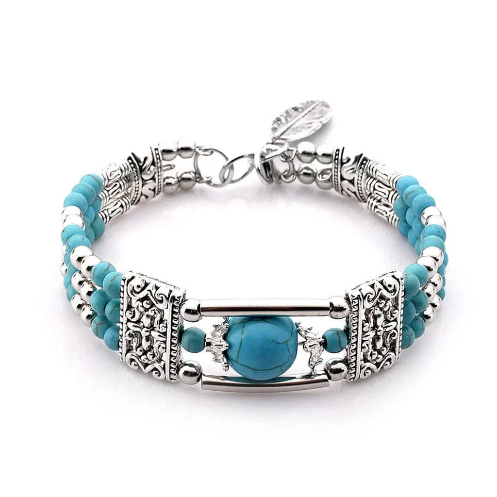 Pulsera con Piedra de Turquesa
