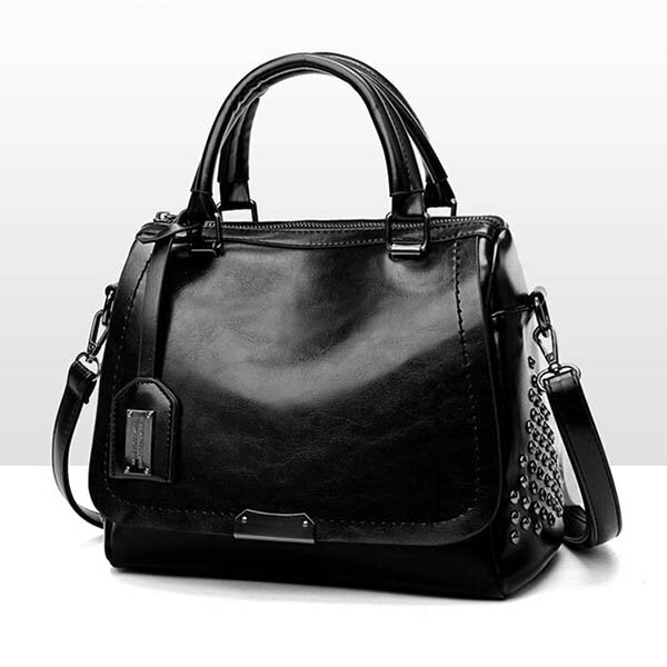 Camilla™ | Bolso de Cuero Lujo con Tachas
