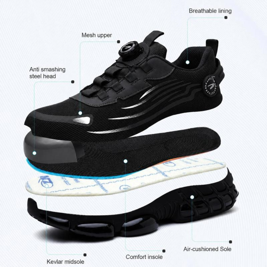 Zapatillas de Seguridad con Puntera de Acero