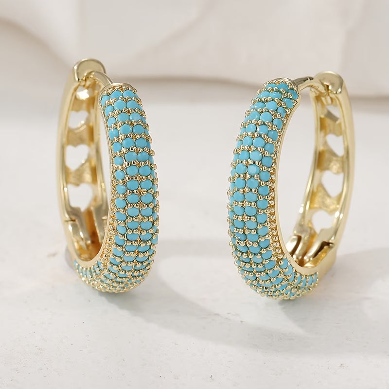Aretes Encantadores de Turquesa