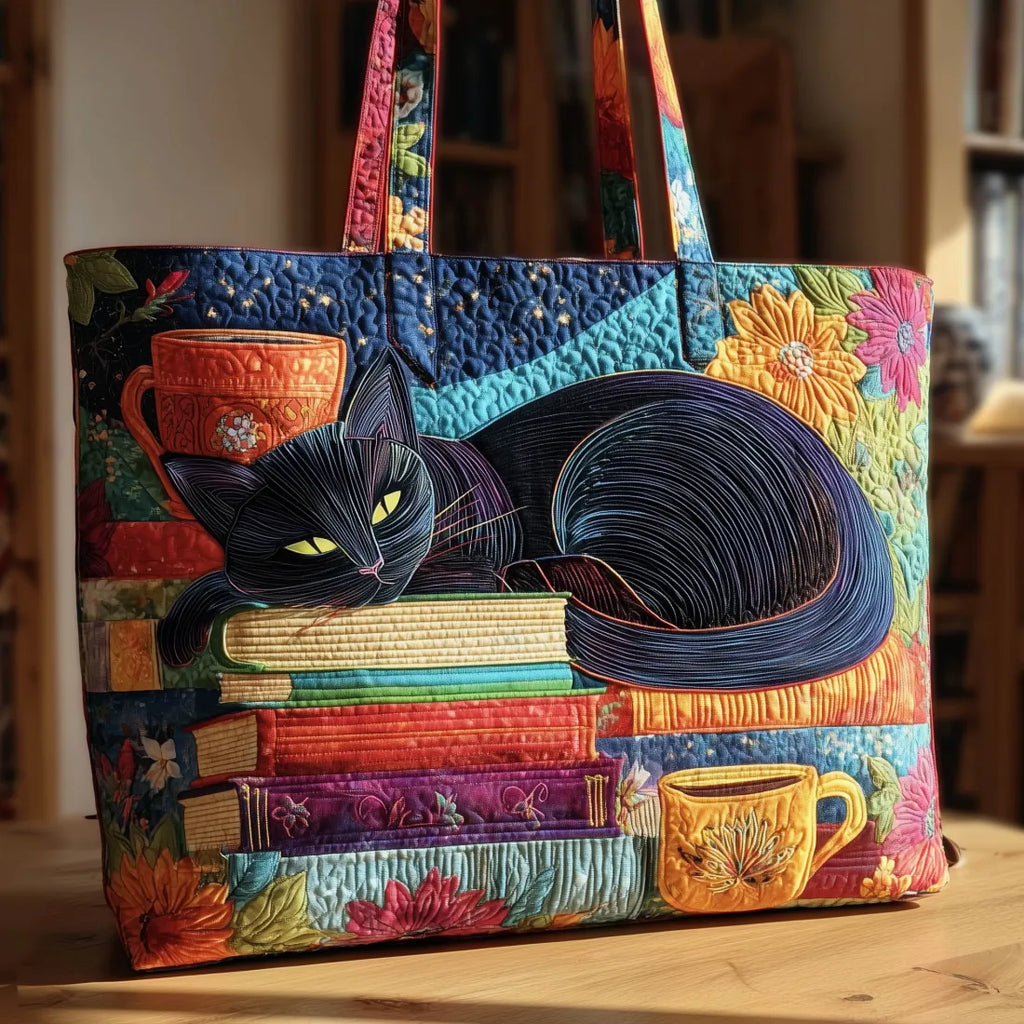Bolso Artesanal | El Gato Negro y los Libros