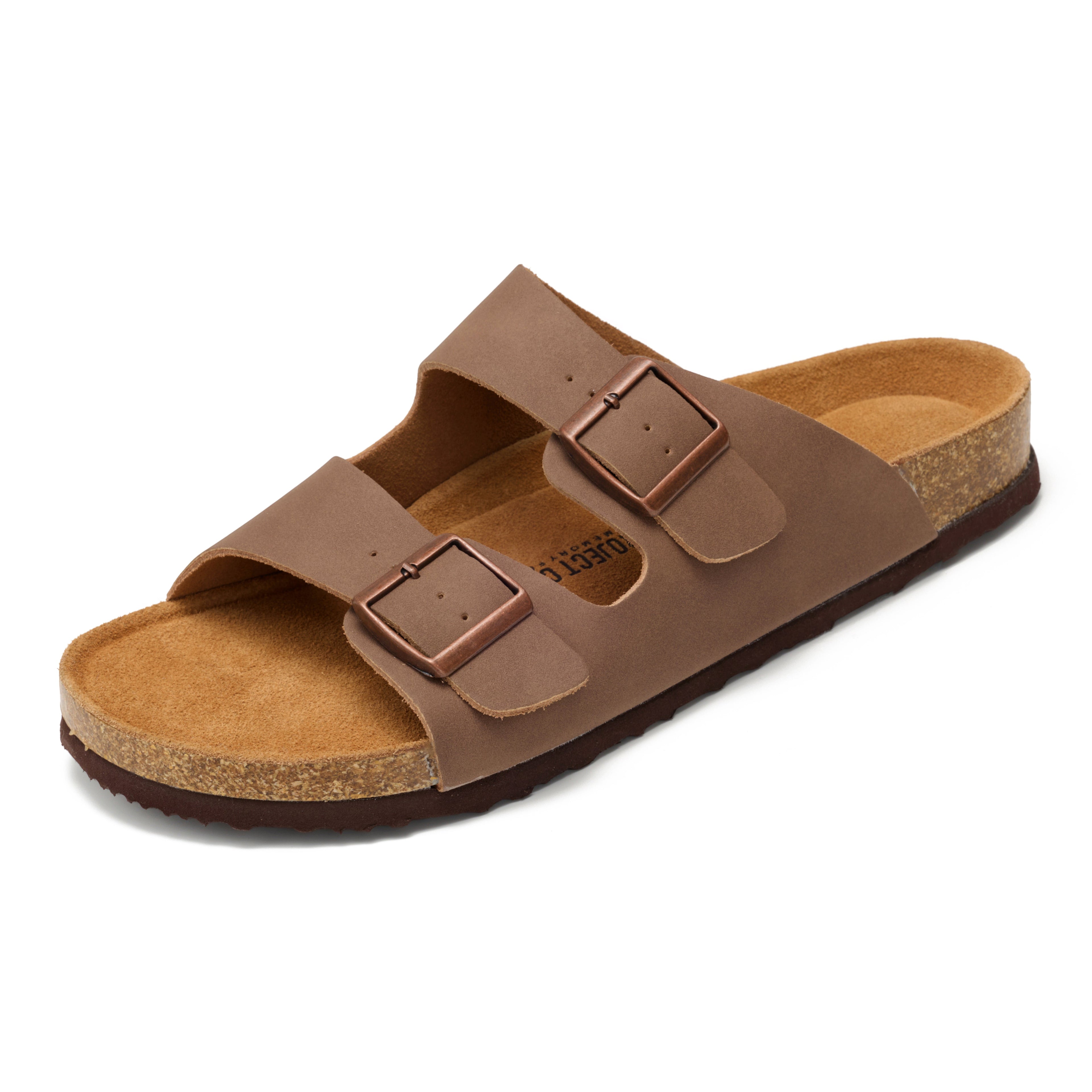 Heritage | Sandalias de Cuero Genuino 100% para Hombre | Memory Foam | Ligeras | Antideslizantes