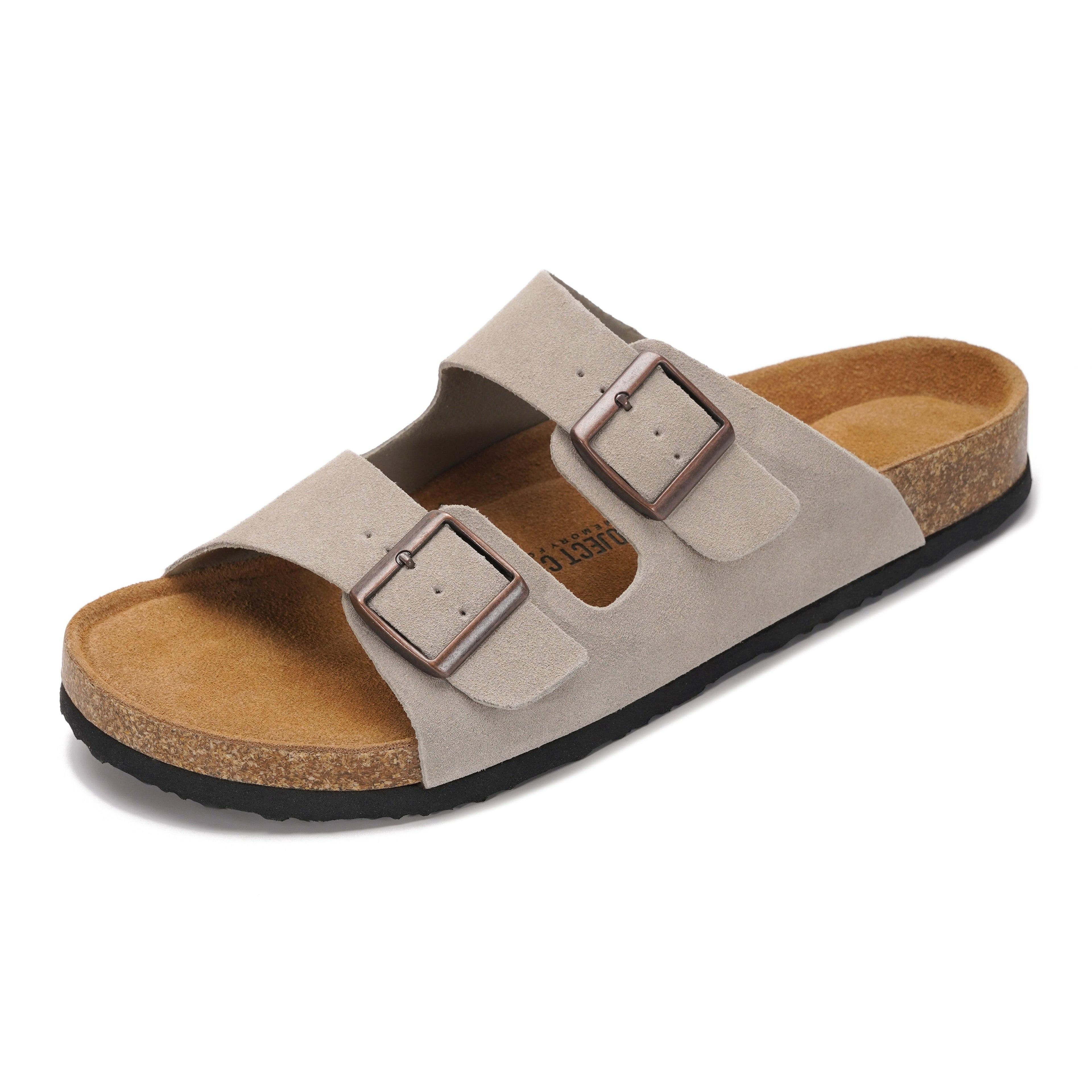 Heritage | Sandalias de Cuero Genuino 100% para Hombre | Memory Foam | Ligeras | Antideslizantes