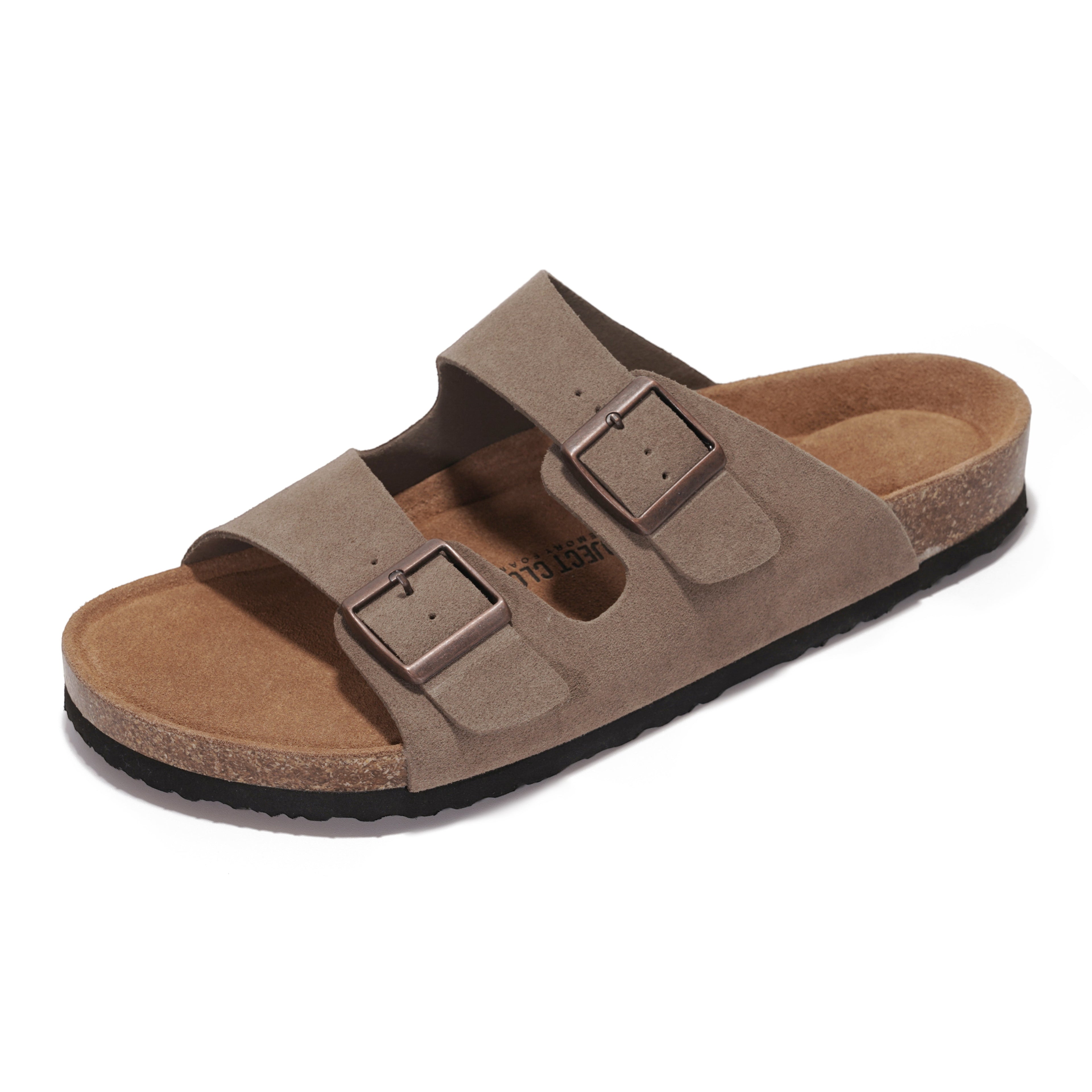 Heritage | Sandalias de Cuero Genuino 100% para Hombre | Memory Foam | Ligeras | Antideslizantes