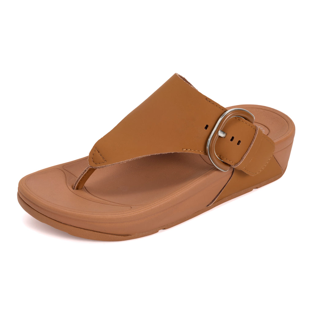 Arlee Buckle | Sandalias con Tira de Cuero | Hebilla Ajustable | Plantilla Suave | Ligeras | Antideslizantes