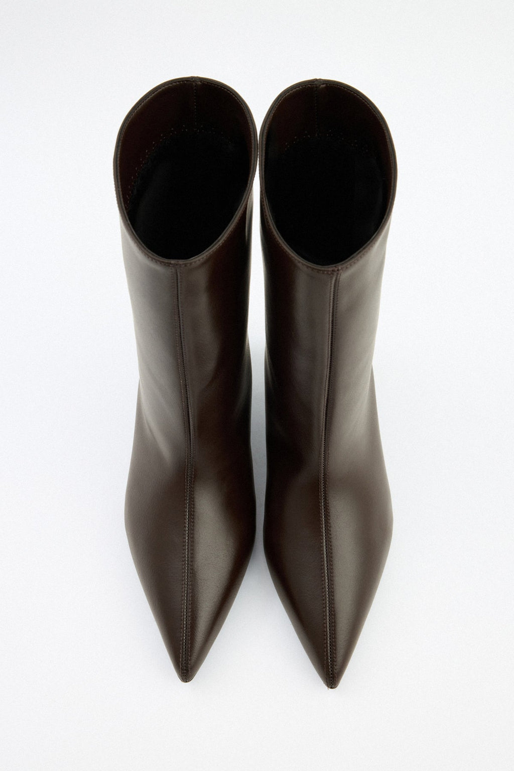 Aria | Botines de Cuero - Café Oscuro