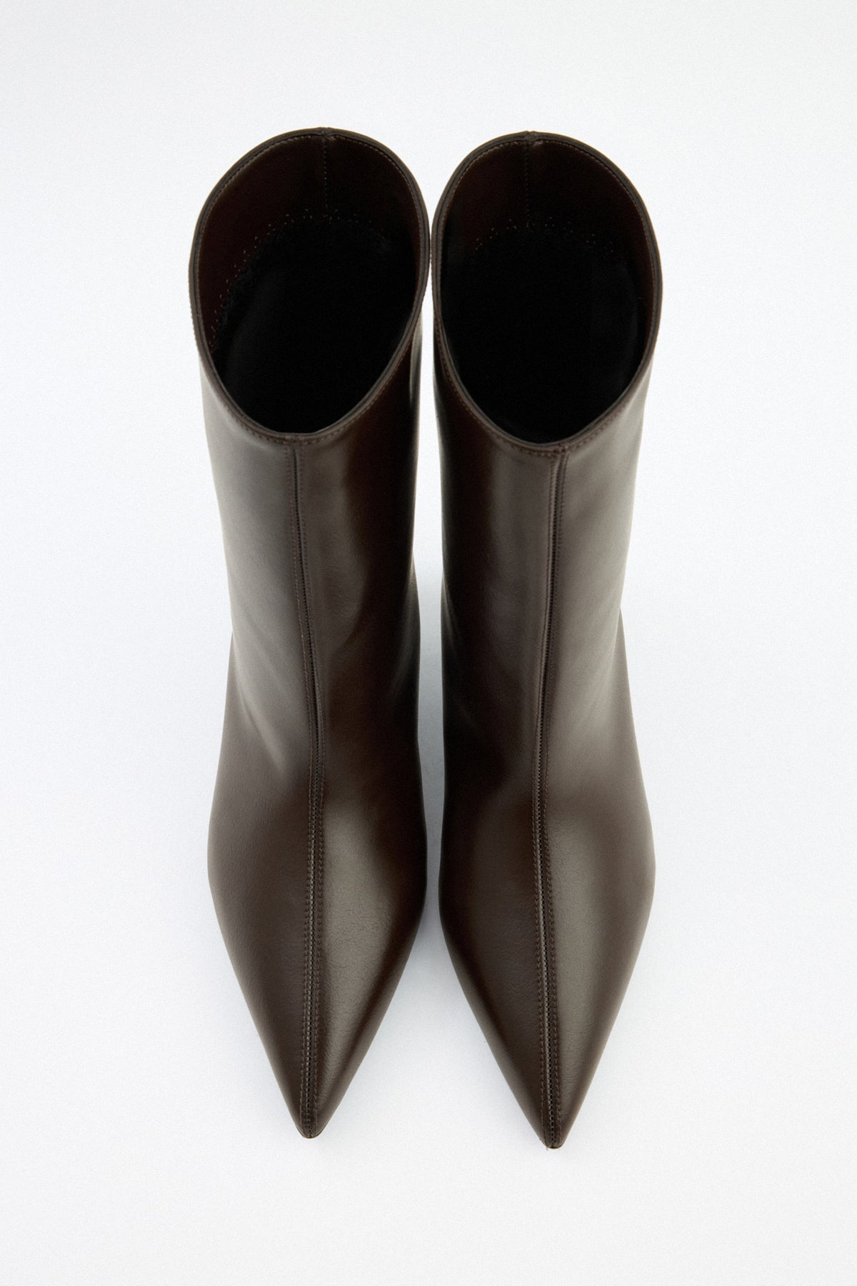 Aria | Botines de Cuero - Café Oscuro