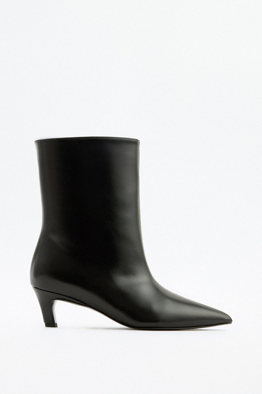 Aria | Botines de Cuero - Negro