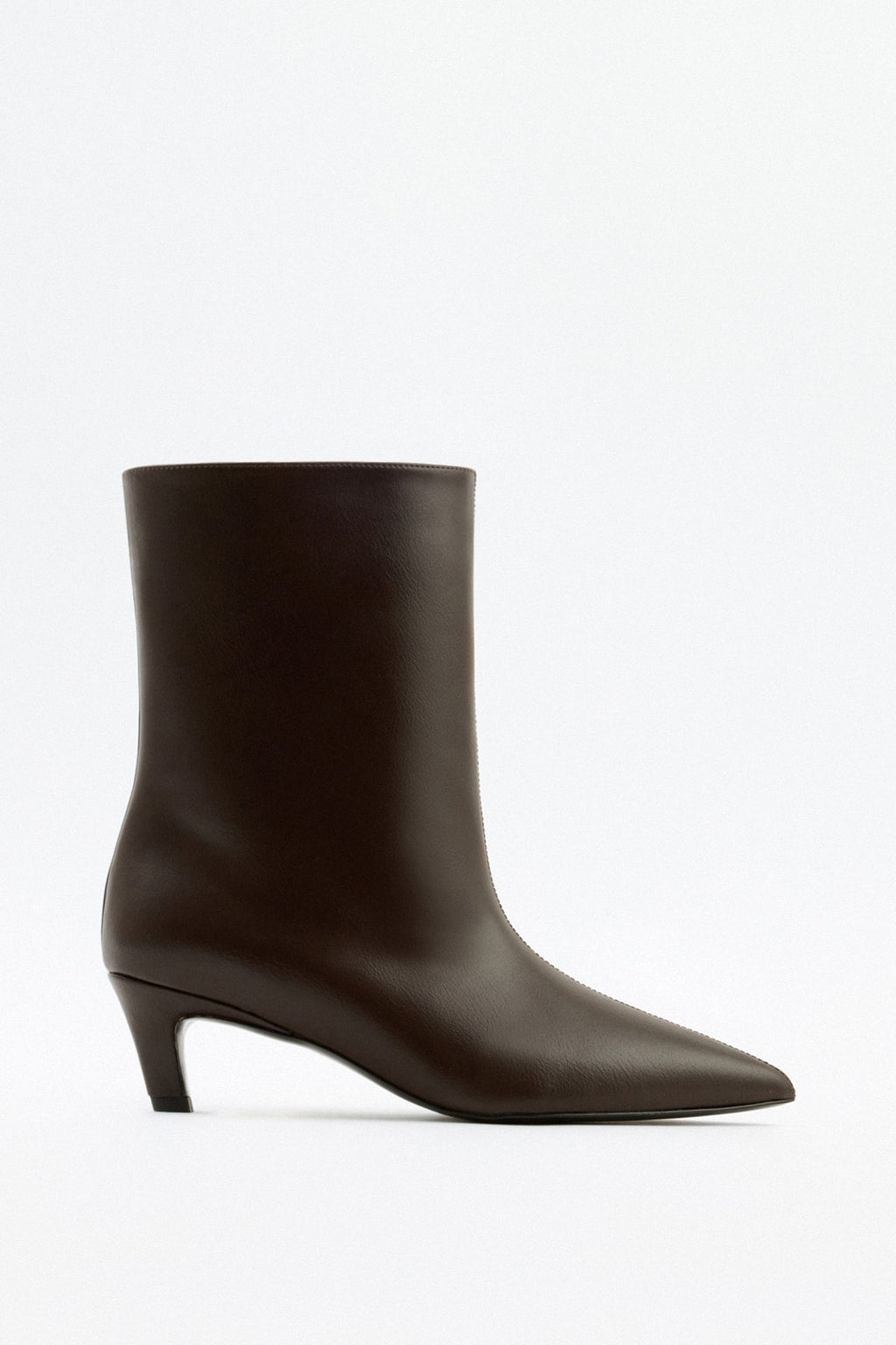Aria | Botines de Cuero - Café Oscuro