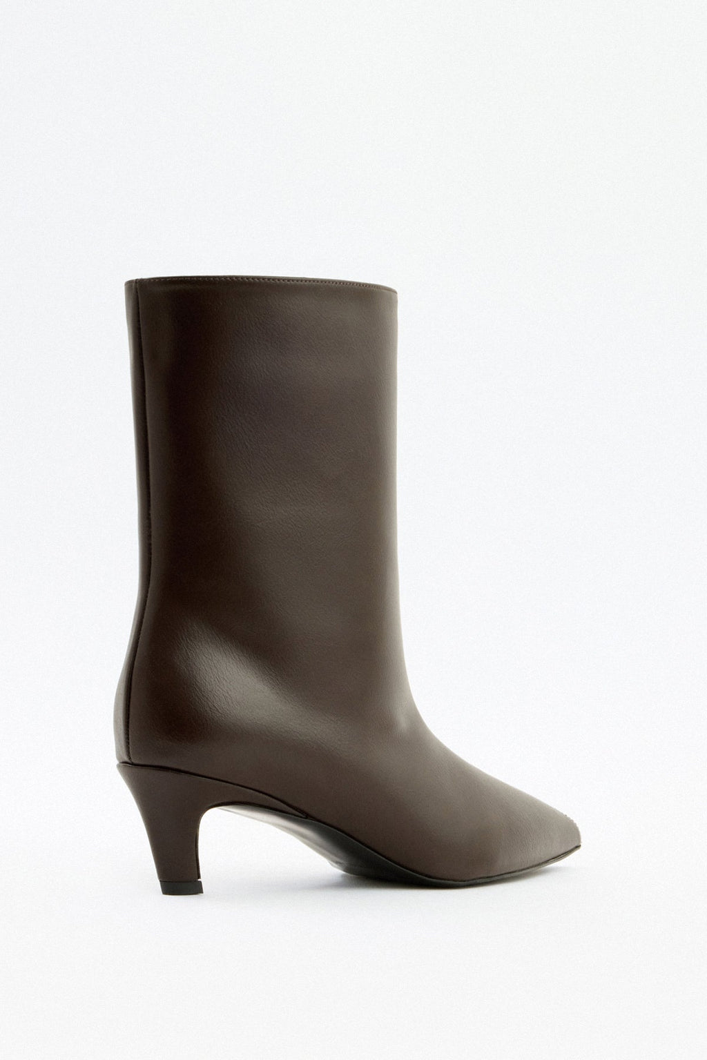 Aria | Botines de Cuero - Café Oscuro