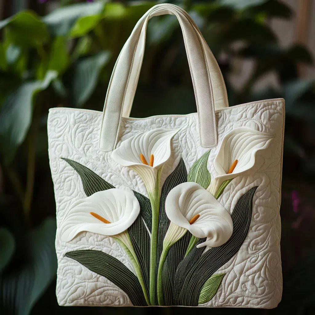Bolso Artesanal | Lirios Blancos