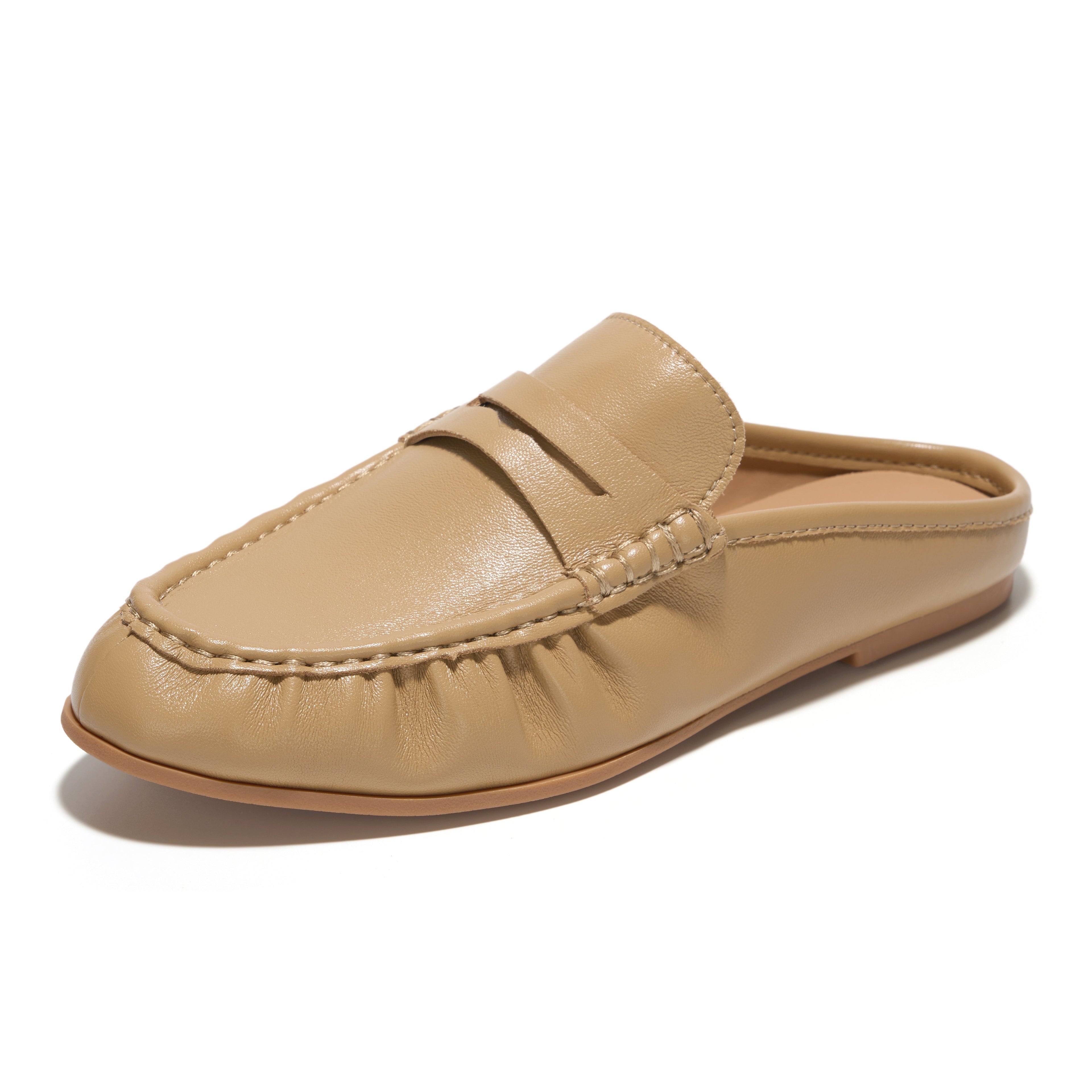 Becker | Mocasines Penny de Cuero Genuino 100% | Memory Foam | Ligeros | Antideslizantes