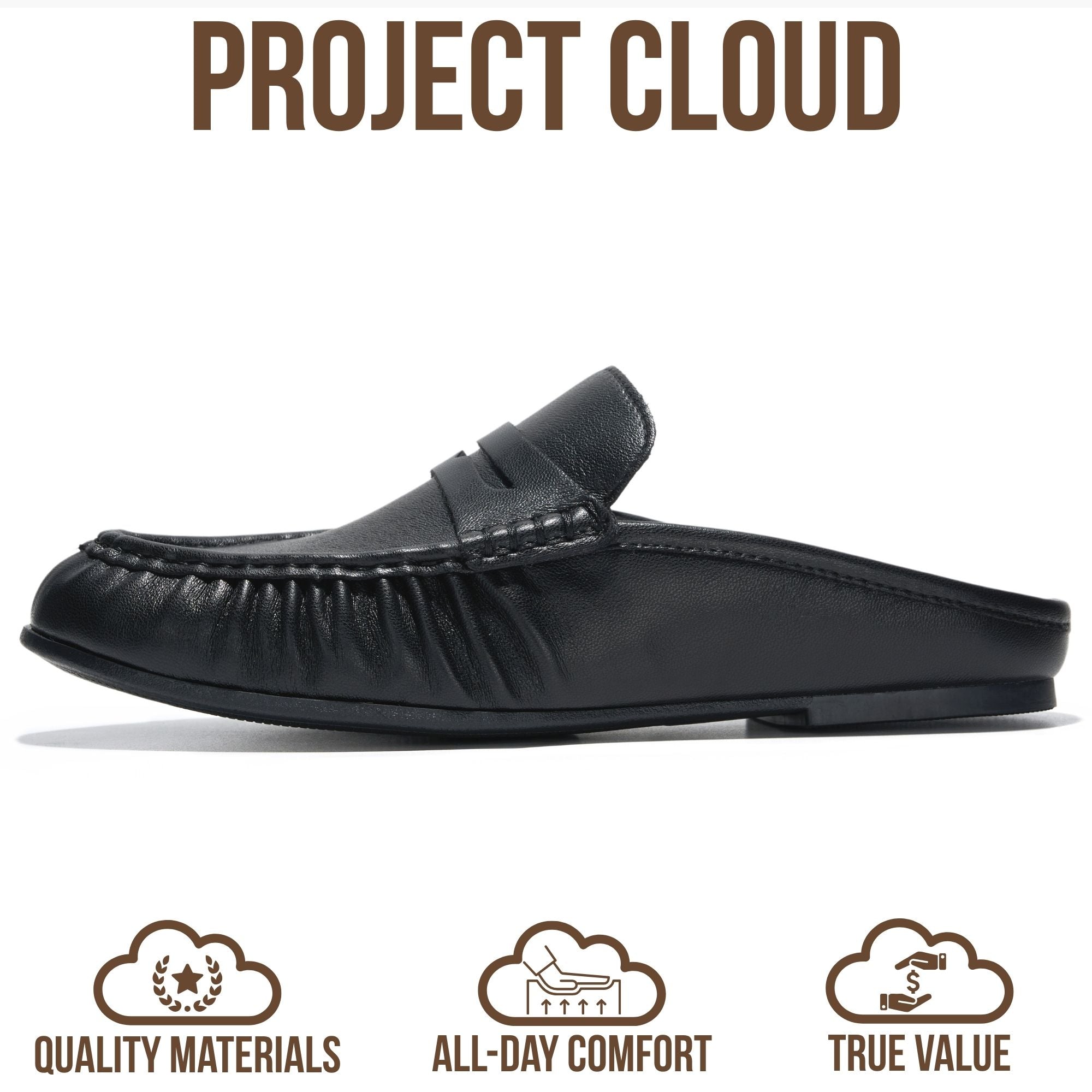 Becker | Mocasines Penny de Cuero Genuino 100% | Memory Foam | Ligeros | Antideslizantes