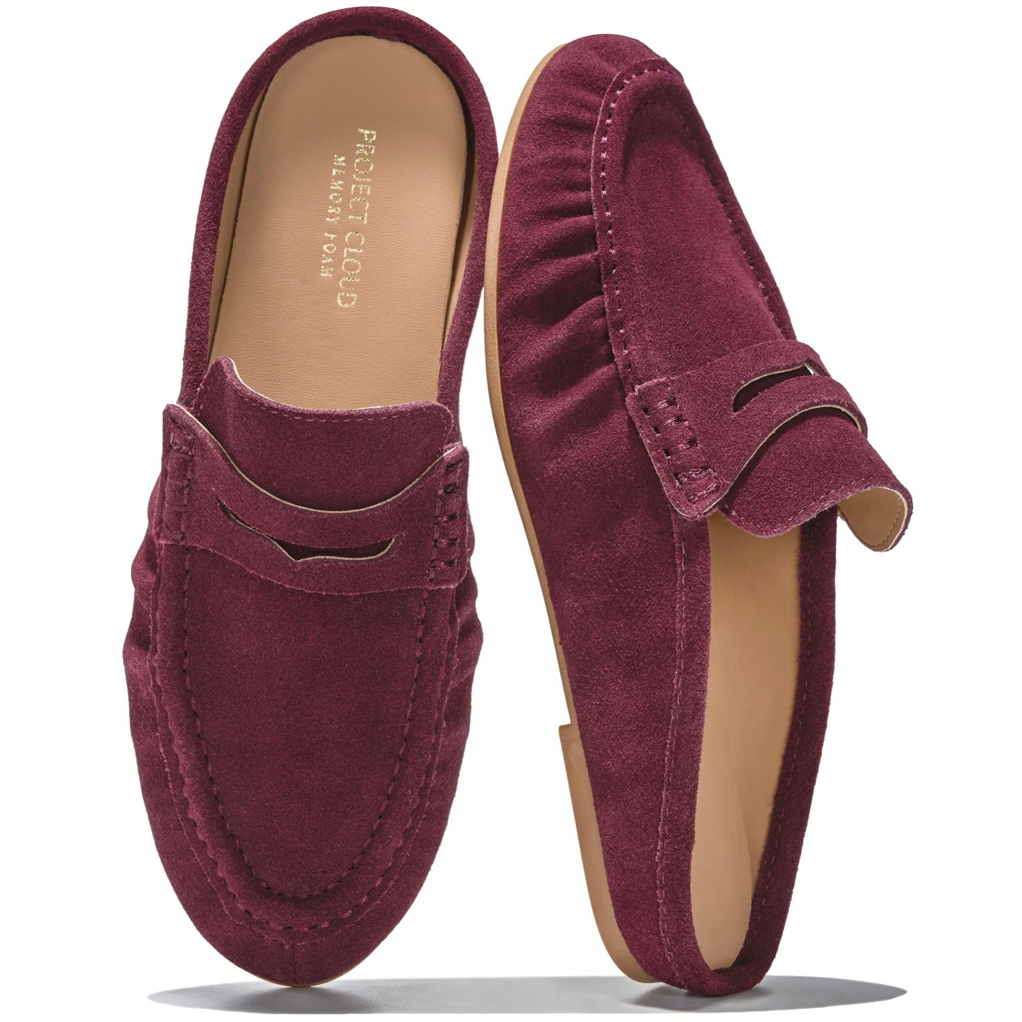 Becker | Mocasines Penny de Cuero Genuino 100% | Memory Foam | Ligeros | Antideslizantes