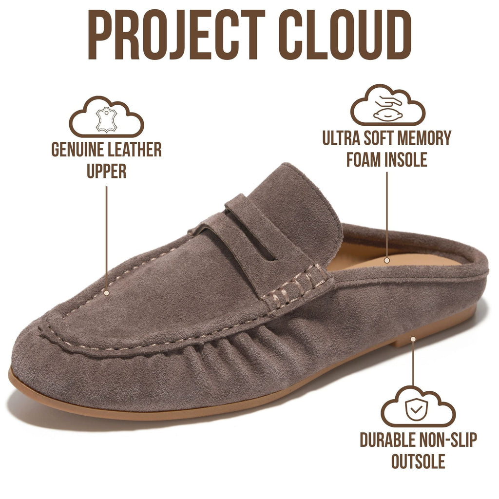 Becker | Mocasines Penny de Cuero Genuino 100% | Memory Foam | Ligeros | Antideslizantes