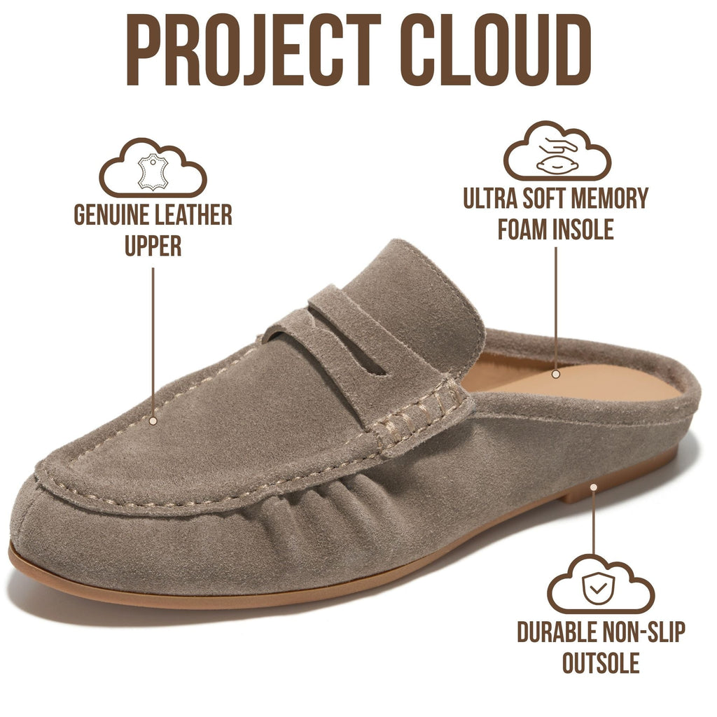 Becker | Mocasines Penny de Cuero Genuino 100% | Memory Foam | Ligeros | Antideslizantes