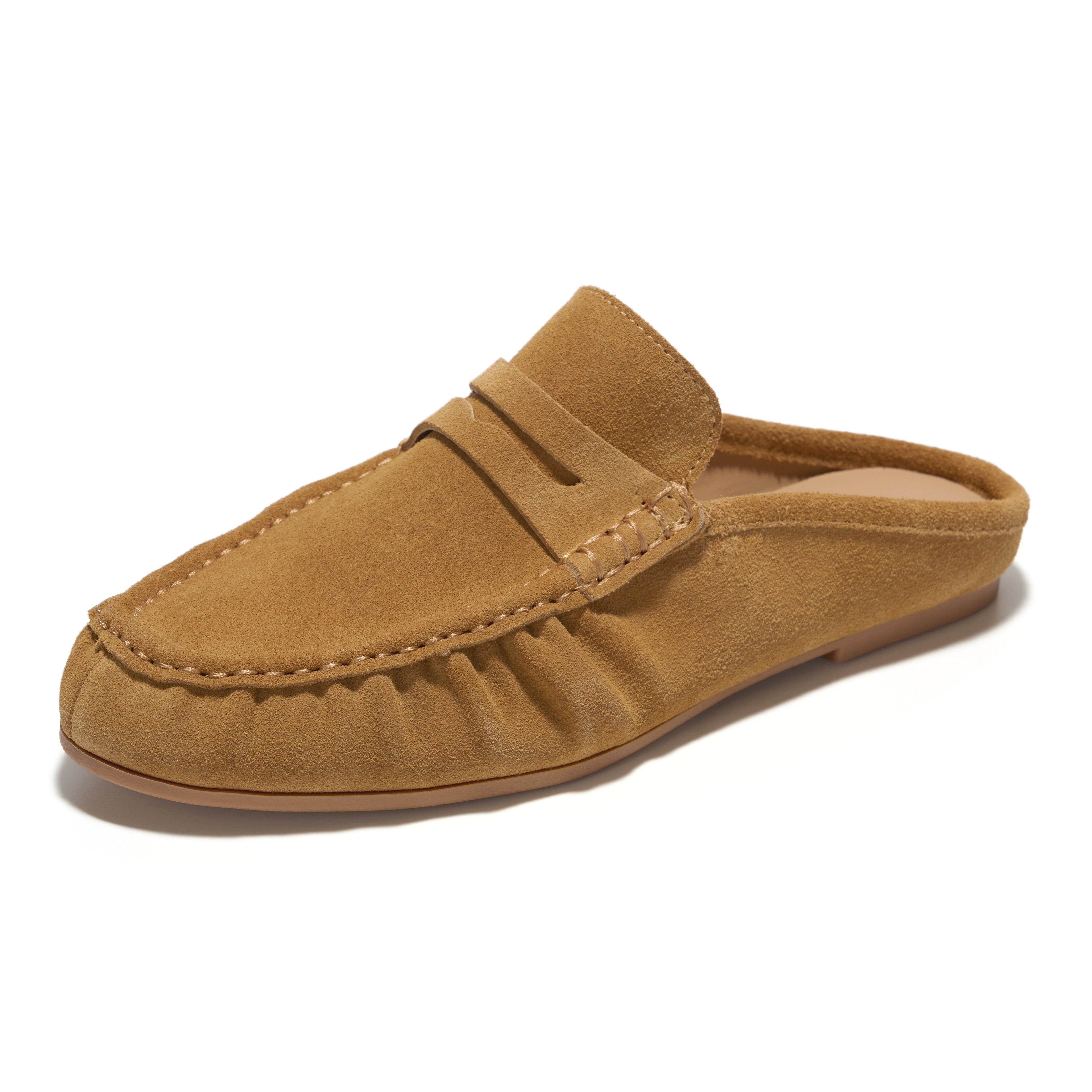 Becker | Mocasines Penny de Cuero Genuino 100% | Memory Foam | Ligeros | Antideslizantes