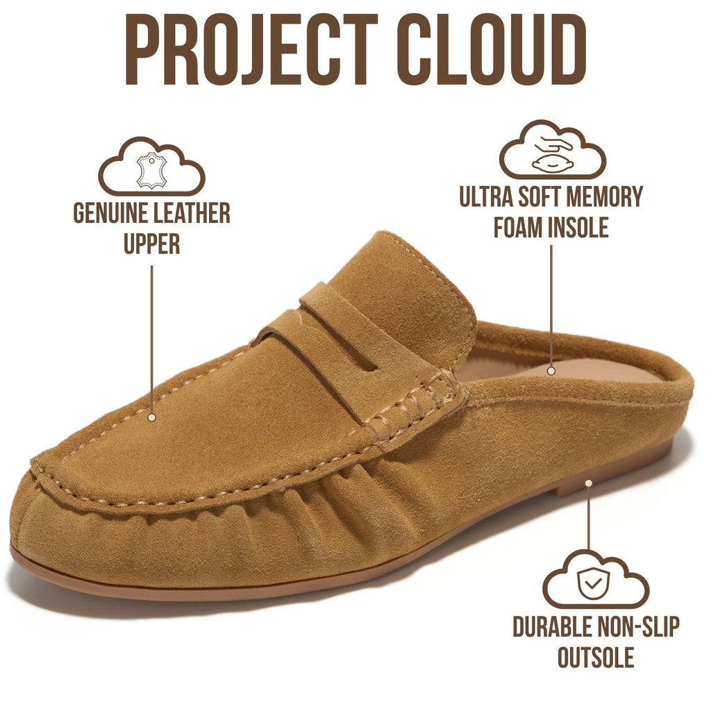 Becker | Mocasines Penny de Cuero Genuino 100% | Memory Foam | Ligeros | Antideslizantes