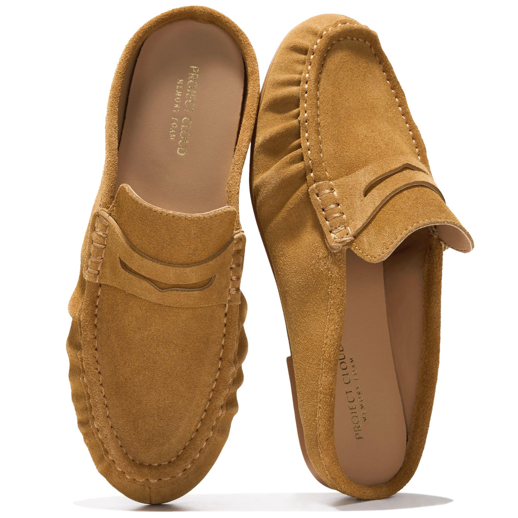 Becker | Mocasines Penny de Cuero Genuino 100% | Memory Foam | Ligeros | Antideslizantes
