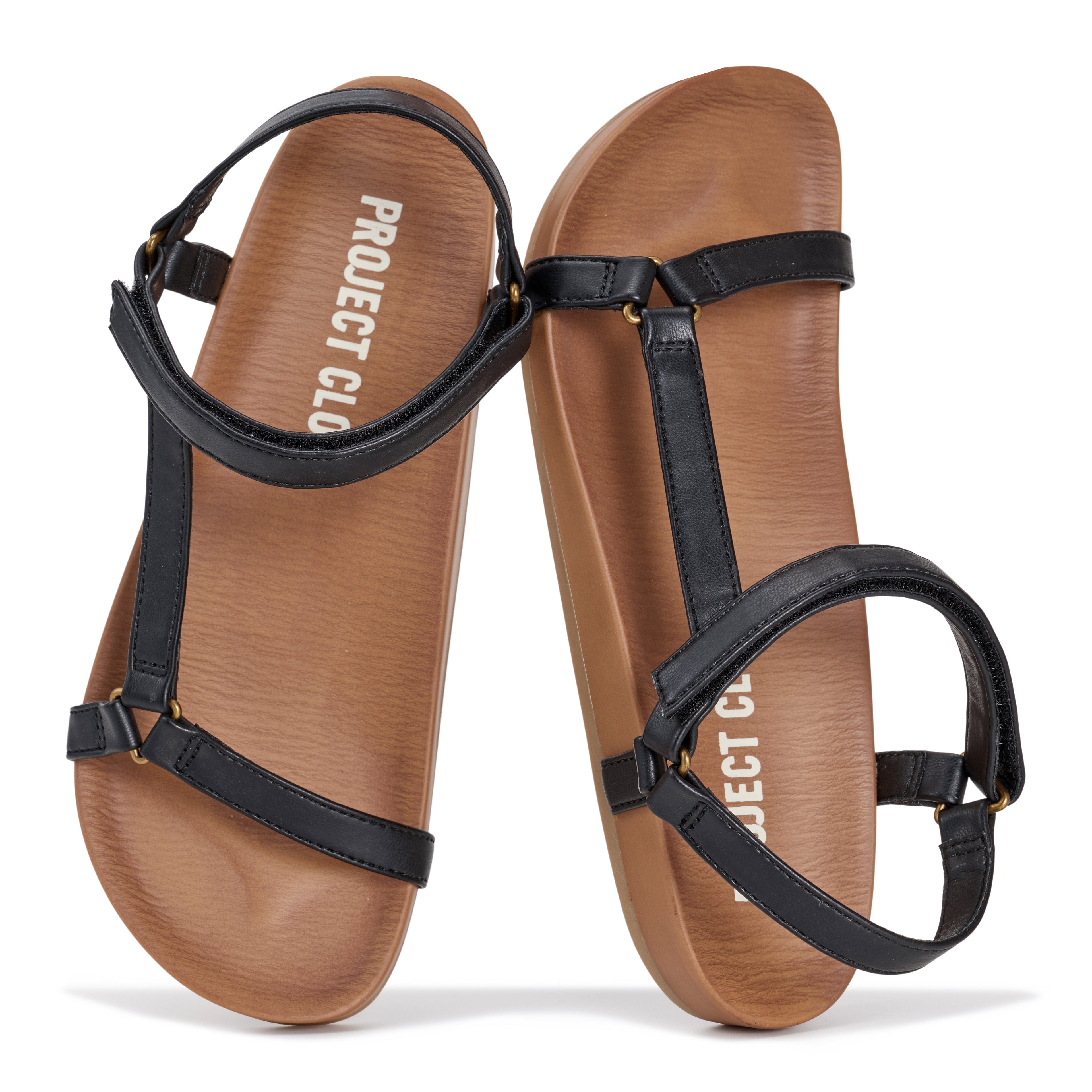 Brandy | Sandalias de Plataforma | Plantilla Suave y Acolchada | Ligeras | Antideslizantes