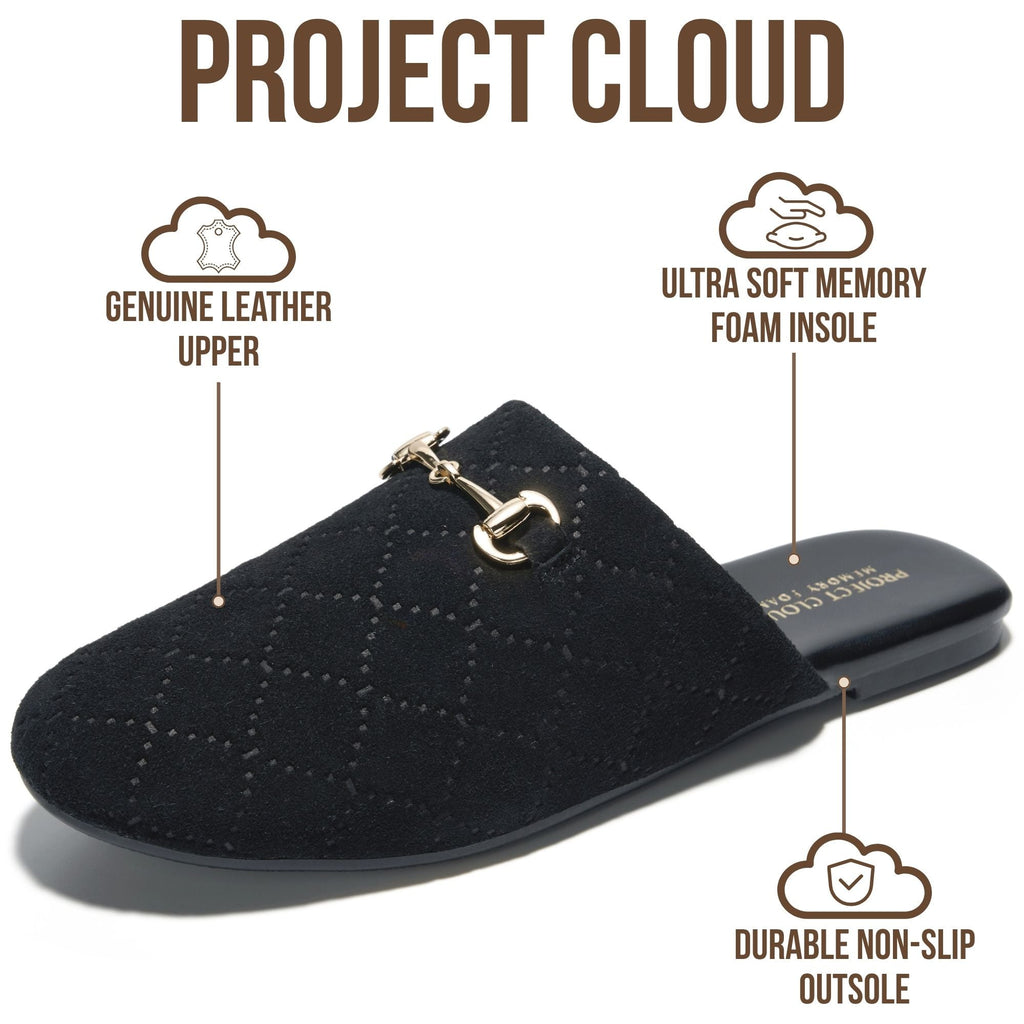 Cassidy | Mules con Bocado | Memory Foam | Ligeras | Antideslizantes