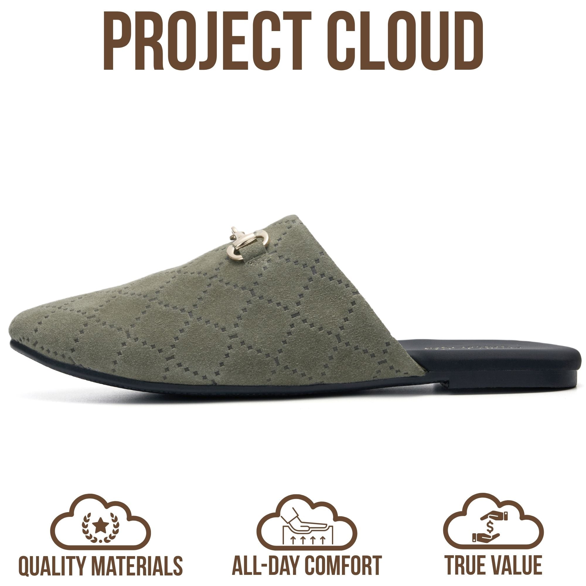 Cassidy | Mules con Bocado | Memory Foam | Ligeras | Antideslizantes