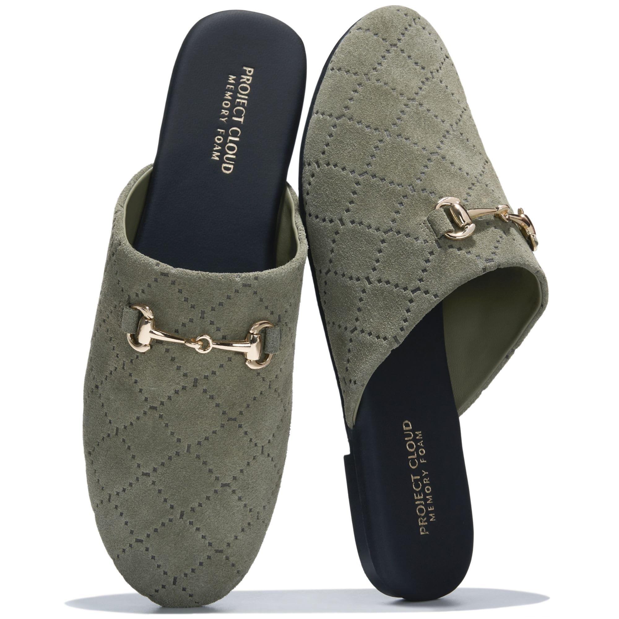 Cassidy | Mules con Bocado | Memory Foam | Ligeras | Antideslizantes