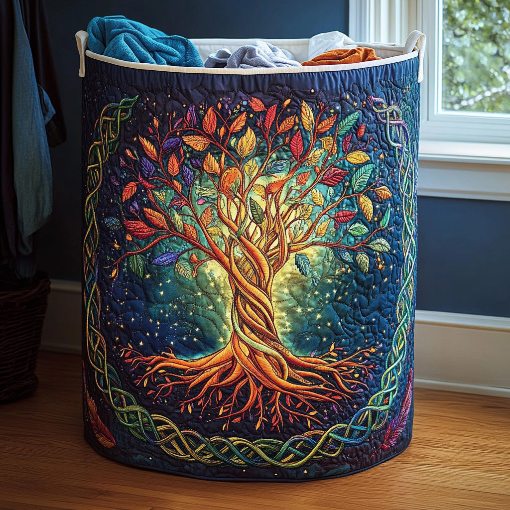 Árbol de la Vida | Cesto Artesanal de Ropa