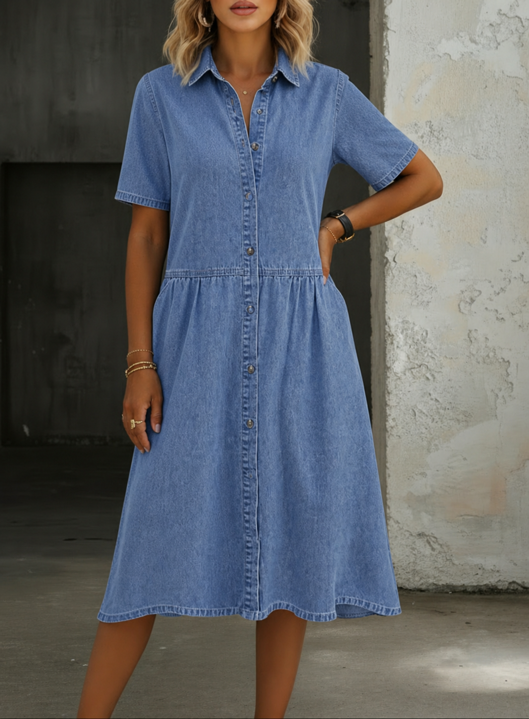 Carol | Vestido de Manga Corta