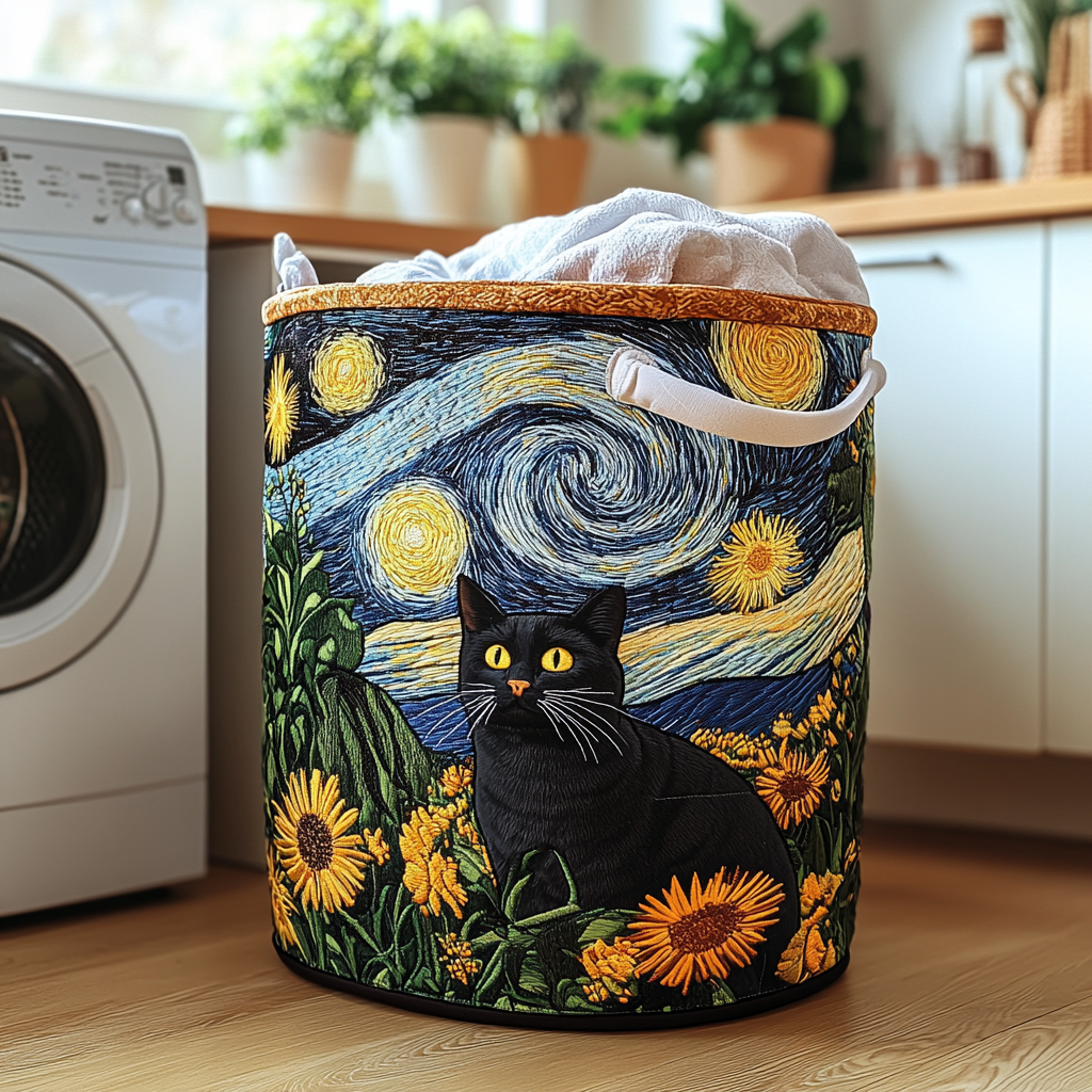 Gato Listo | Cesto Artesanal de Ropa