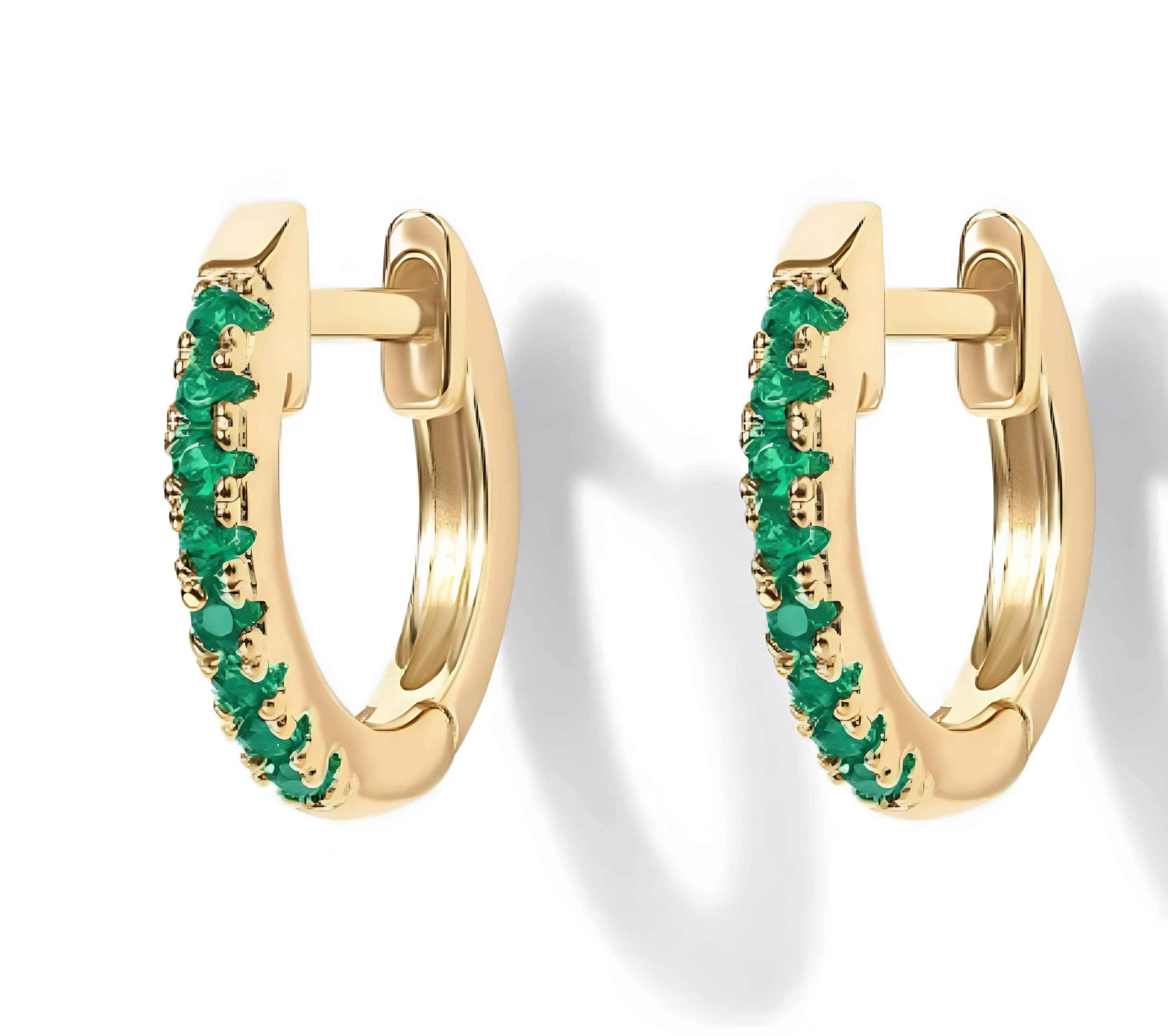 Aretes Colgantes Dorados de Inspiración Costera
