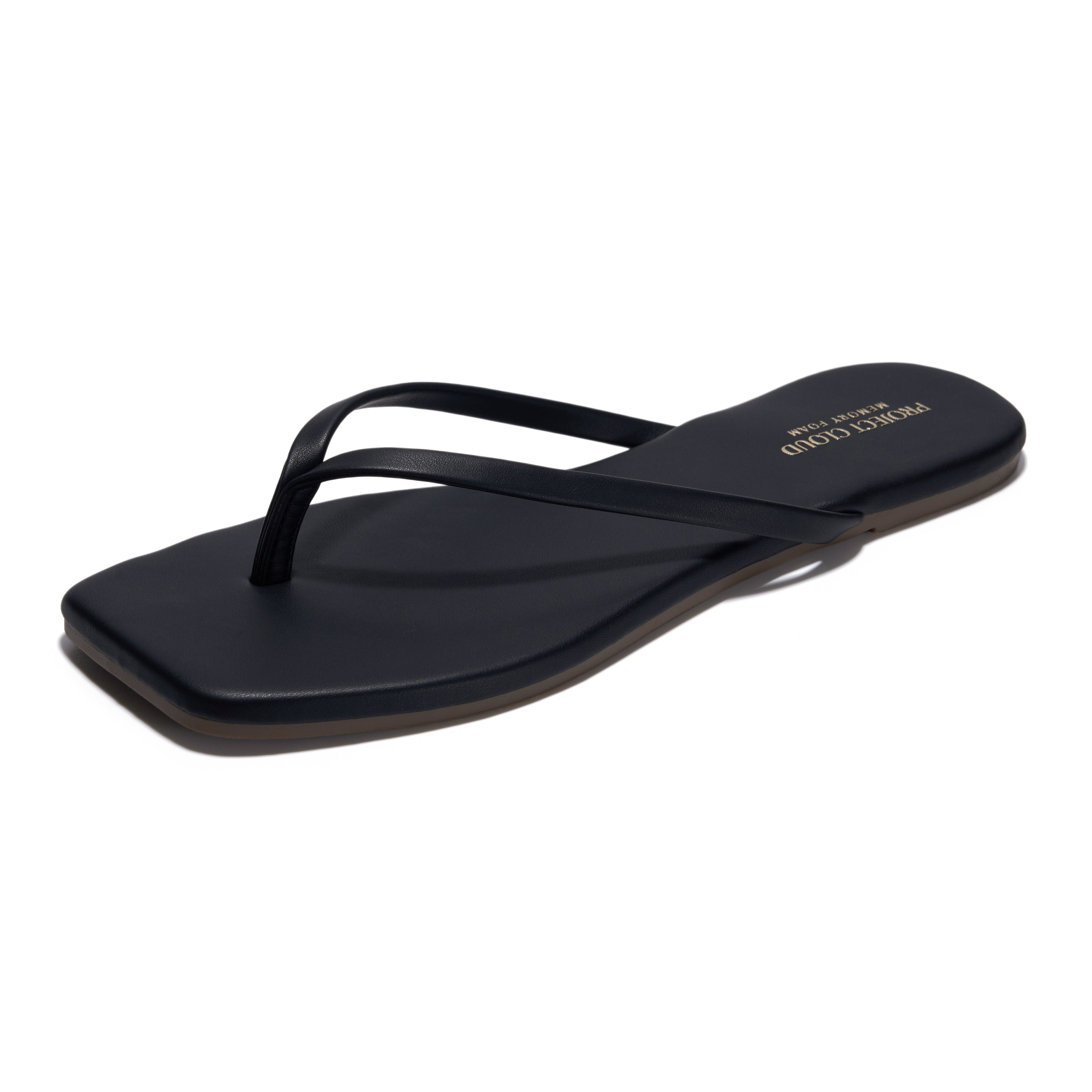 Dedication | Flip Flops con Punta Cuadrada | Memory Foam | Antideslizantes