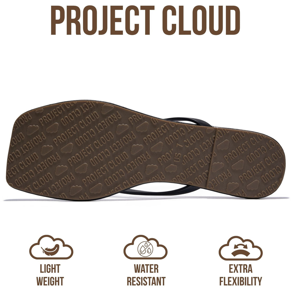 Dedication | Flip Flops con Punta Cuadrada | Memory Foam | Antideslizantes