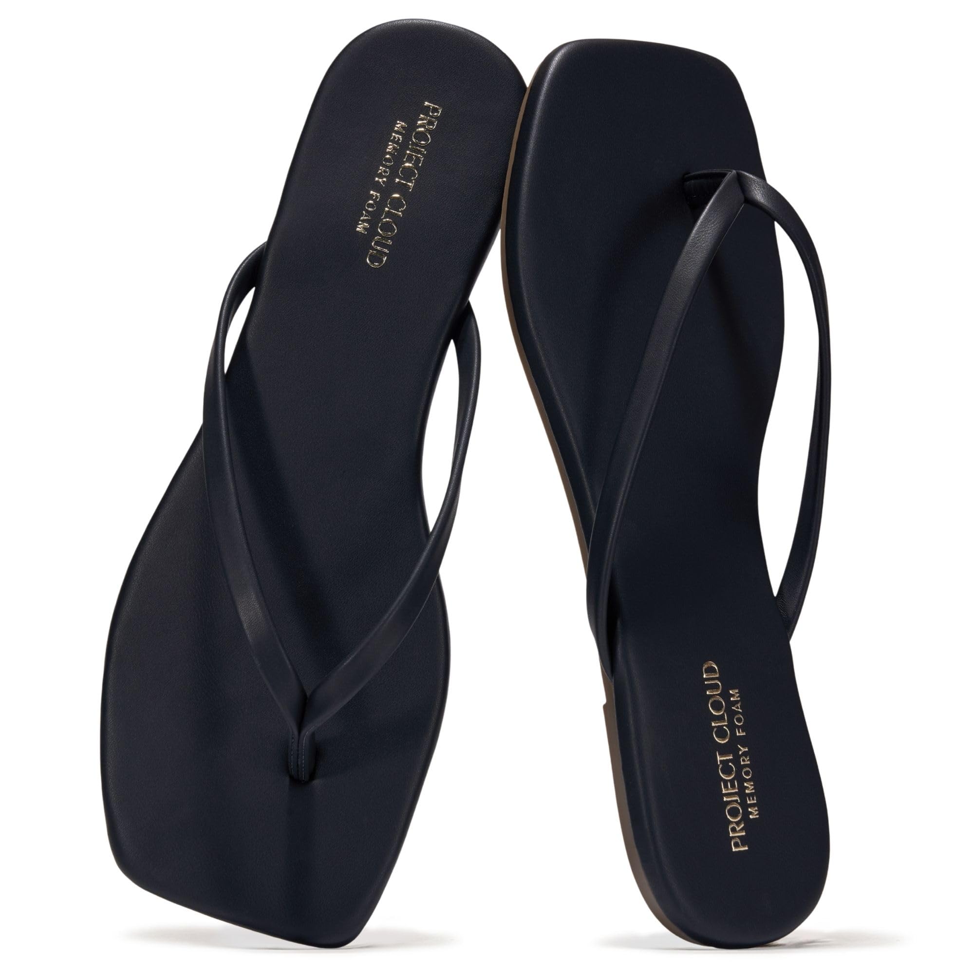 Dedication | Flip Flops con Punta Cuadrada | Memory Foam | Antideslizantes