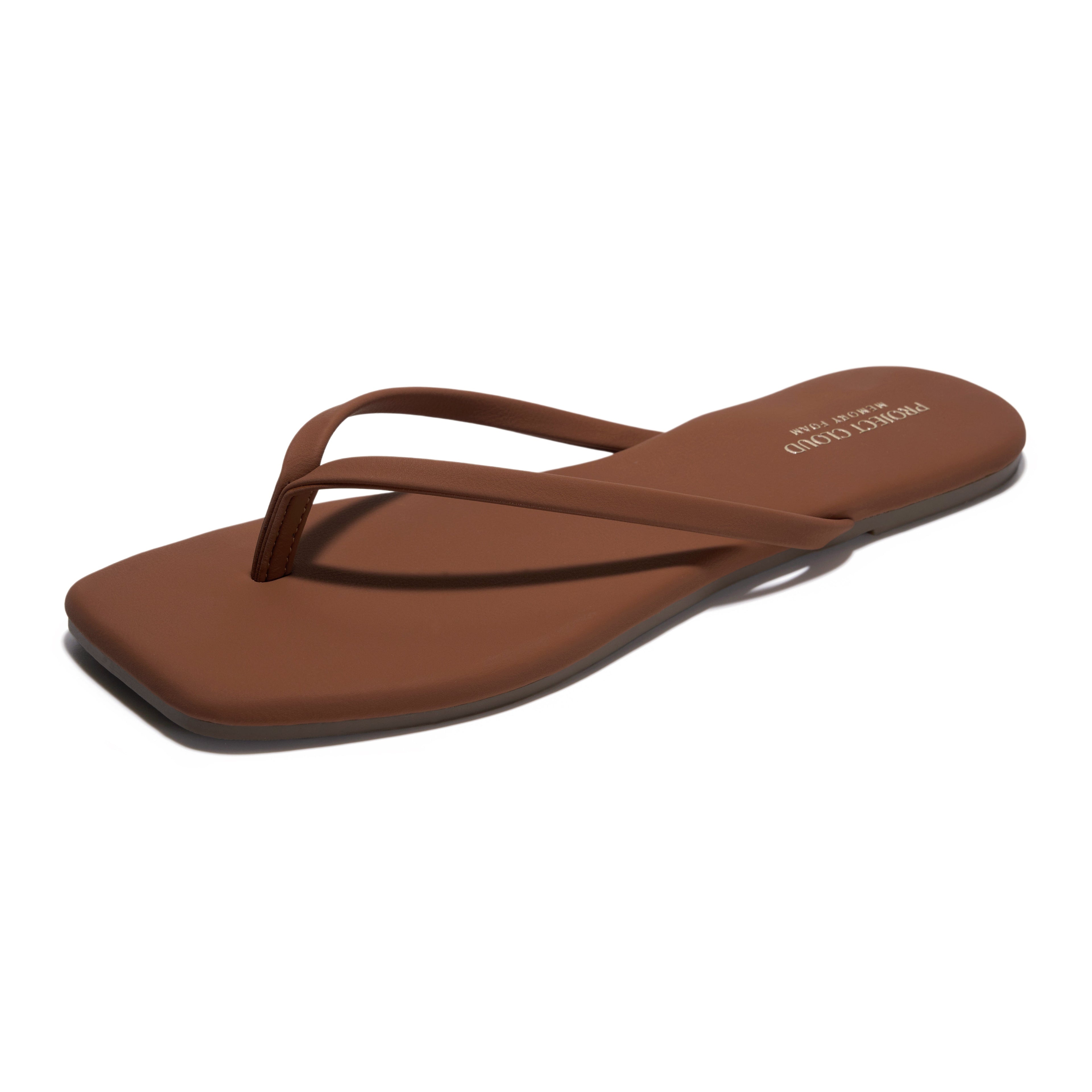 Dedication | Flip Flops con Punta Cuadrada | Memory Foam | Antideslizantes