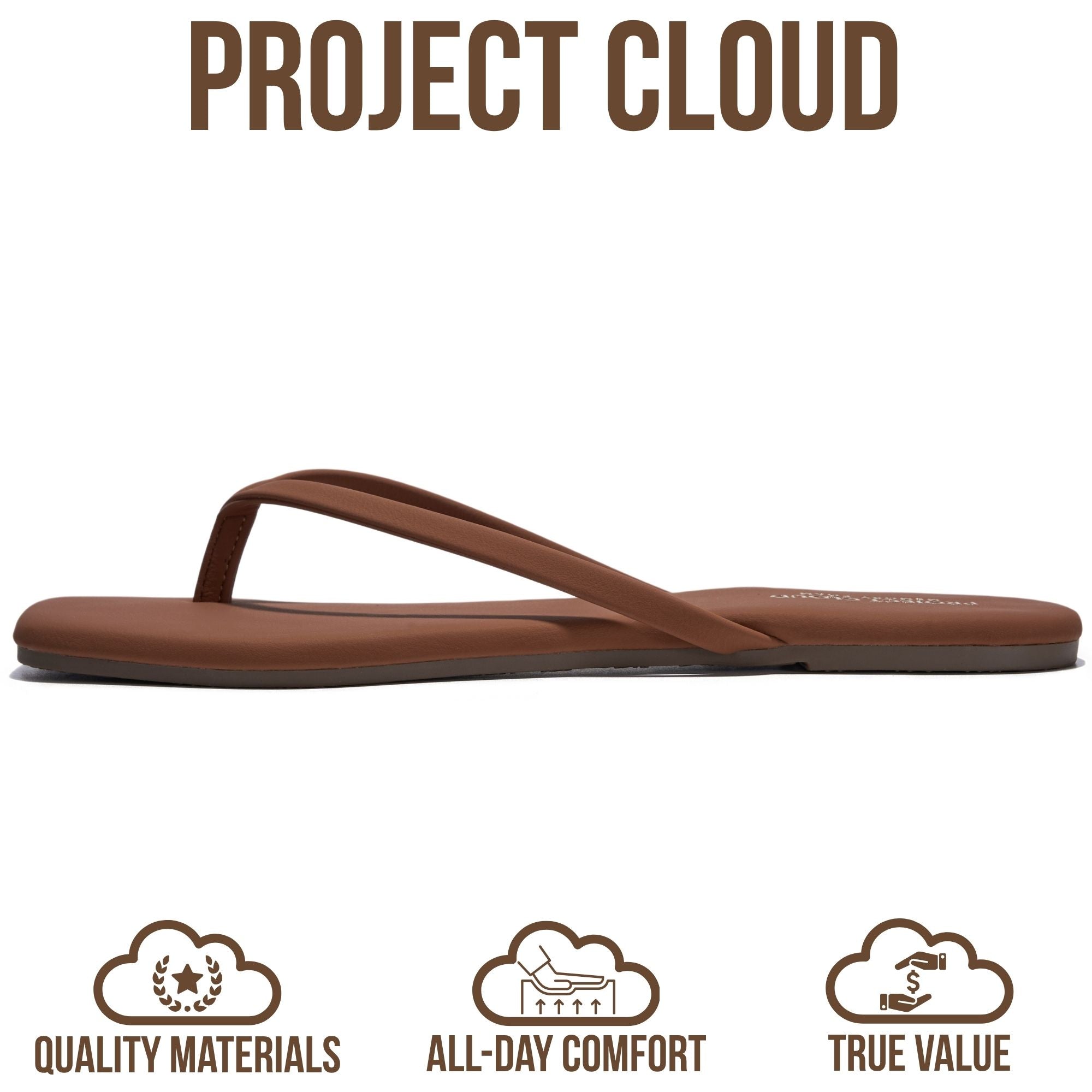 Dedication | Flip Flops con Punta Cuadrada | Memory Foam | Antideslizantes