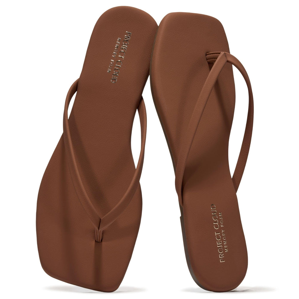 Dedication | Flip Flops con Punta Cuadrada | Memory Foam | Antideslizantes