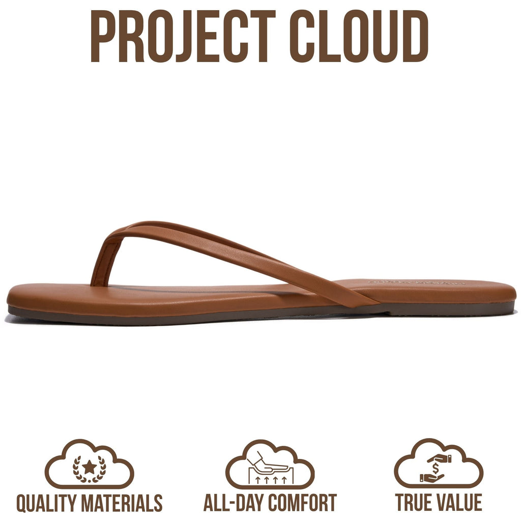 Dedication | Flip Flops con Punta Cuadrada | Memory Foam | Antideslizantes