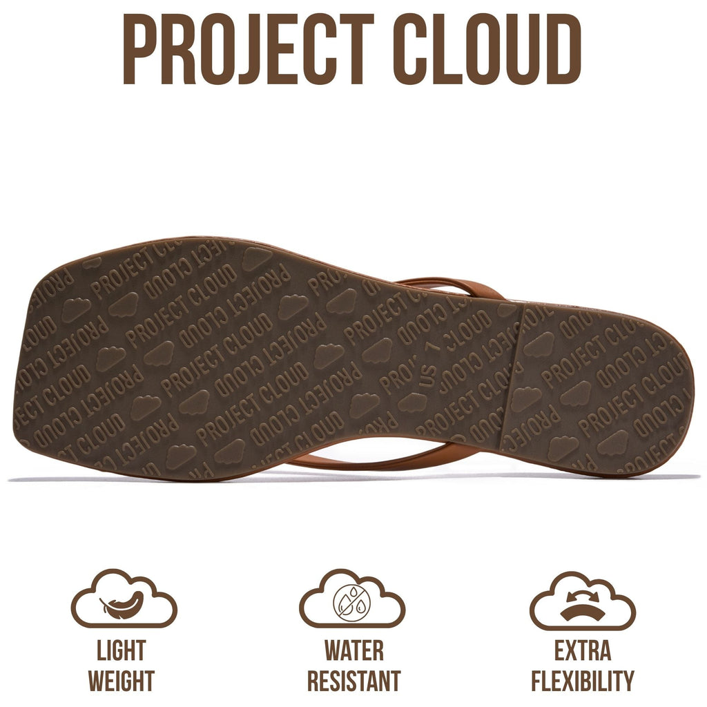 Dedication | Flip Flops con Punta Cuadrada | Memory Foam | Antideslizantes